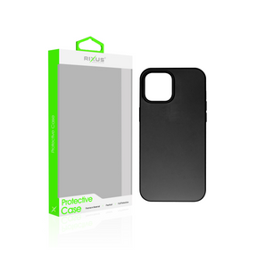 Rixus For iPhone 14 Pro Soft TPU Phone Case With MagSafe Black