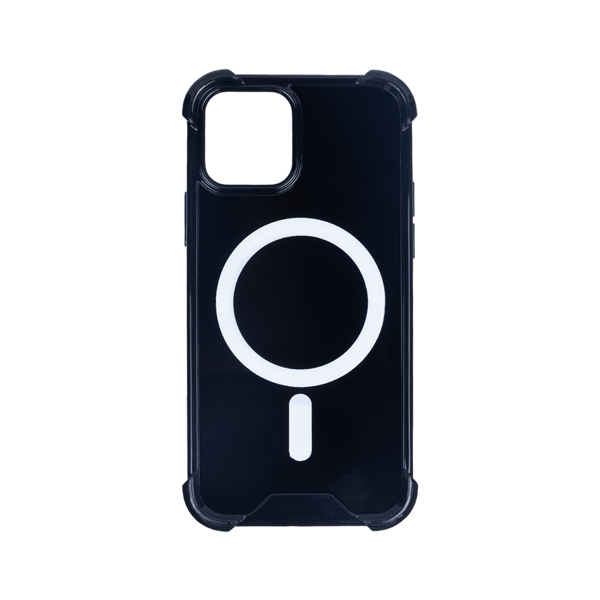 Rixus For iPhone 12, 12 Pro Anti-Burst Case With Magsafe Black