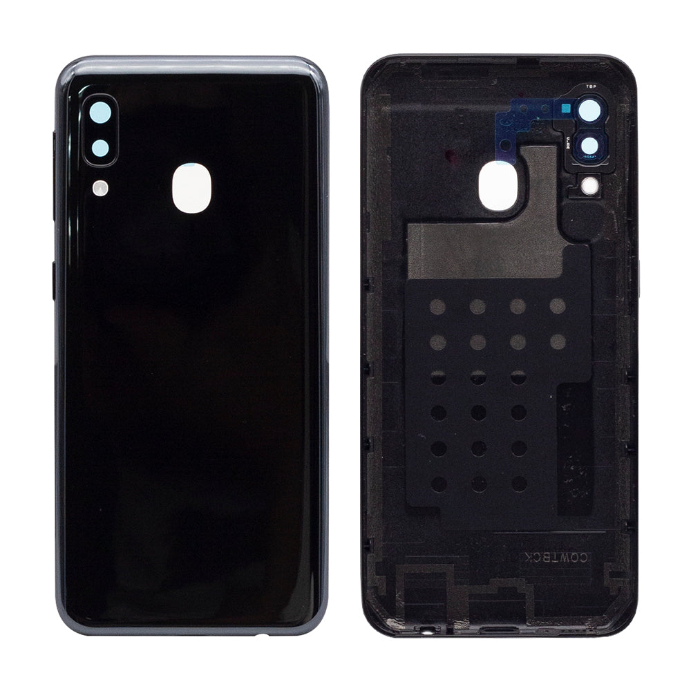 Samsung Galaxy A20e A202F Back Cover Black (+ Lens)