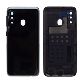 Samsung Galaxy A20e A202F Back Cover Black (+ Lens)