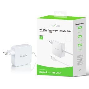 Rixus RXMCTC 61W Charger For Macbook USB C Type