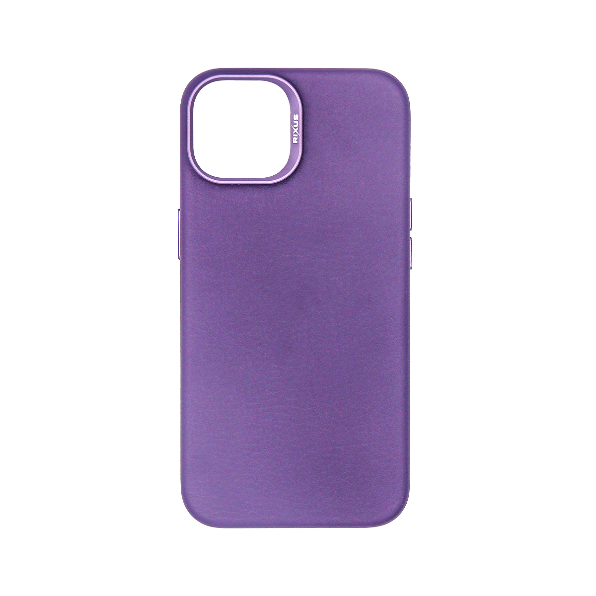 Rixus For iPhone 15 Plus Classic 02 Case With MagSafe Purple