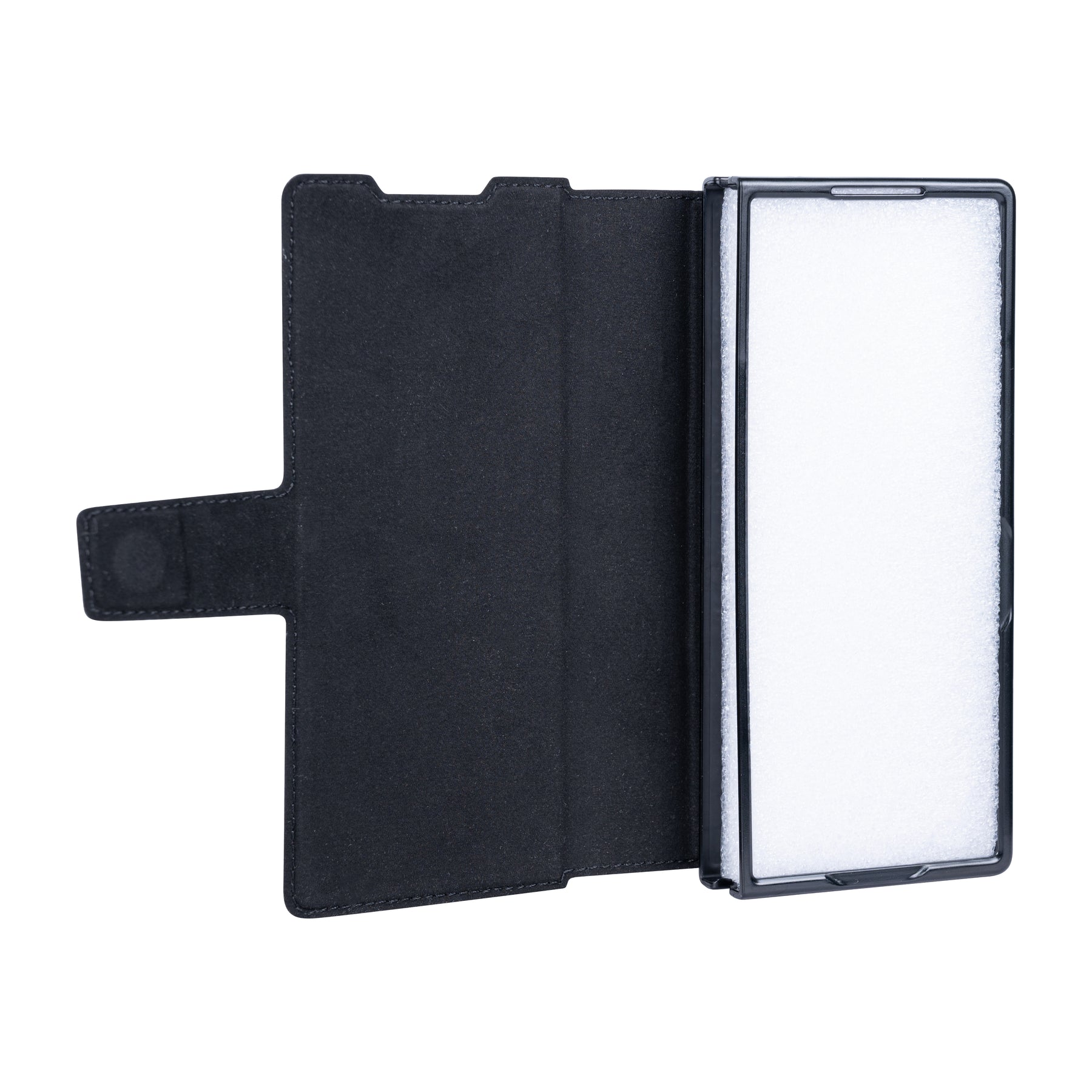 Rixus Wallet  Case For Samsung Galaxy Z Fold 6 With Pen Holder Black