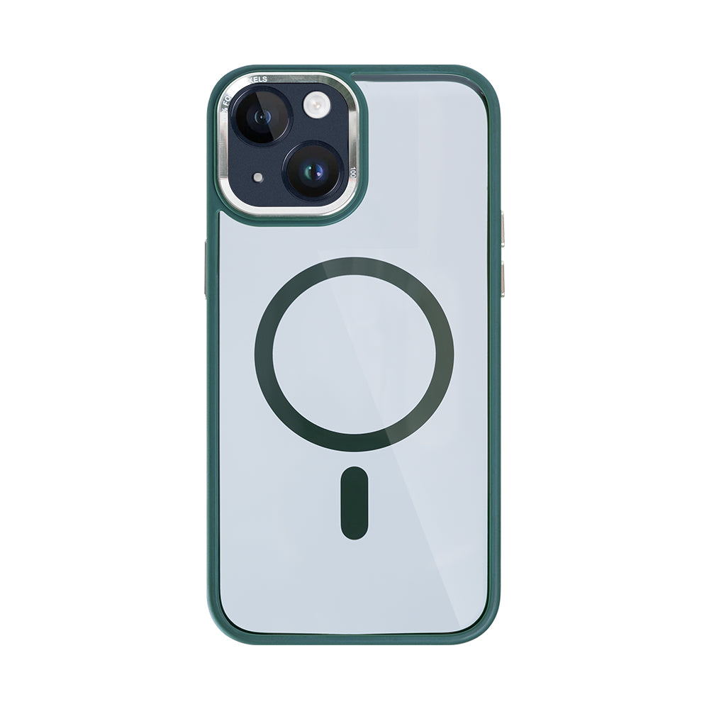 Rixus Classic 04 Case With MagSafe For iPhone 15 Dark Green