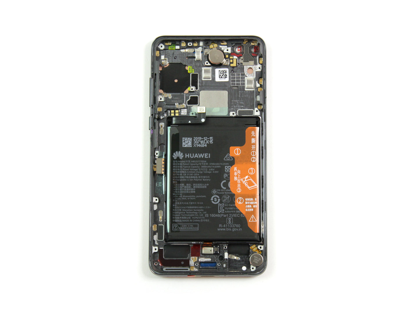 Huawei P40 Display And Digitizer Complete Black (SP)