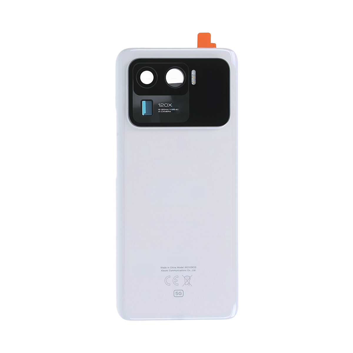 Xiaomi Mi 11 Ultra Back Cover Ceramic White With Lens Original