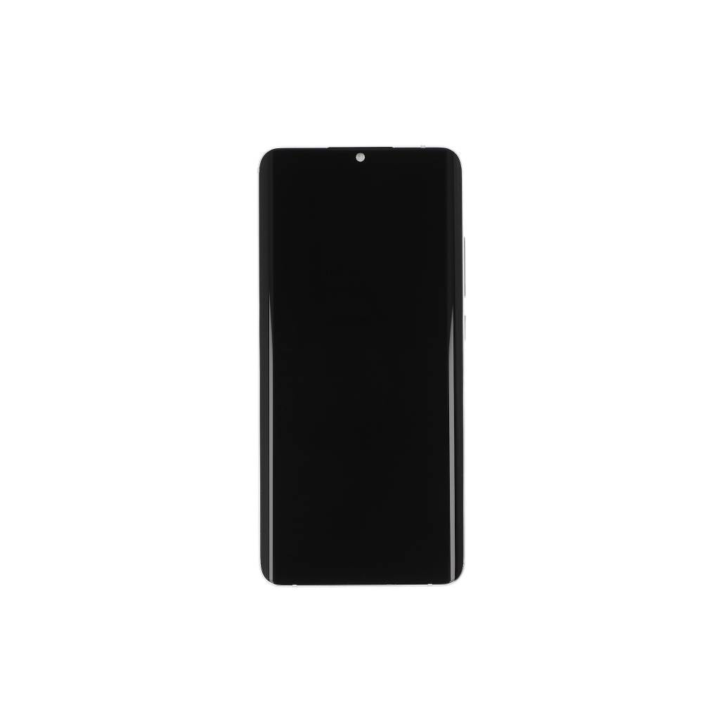 Xiaomi Mi Note 10, Mi Note 10 Pro Display And Digitizer With Frame Glacier White Service Pack