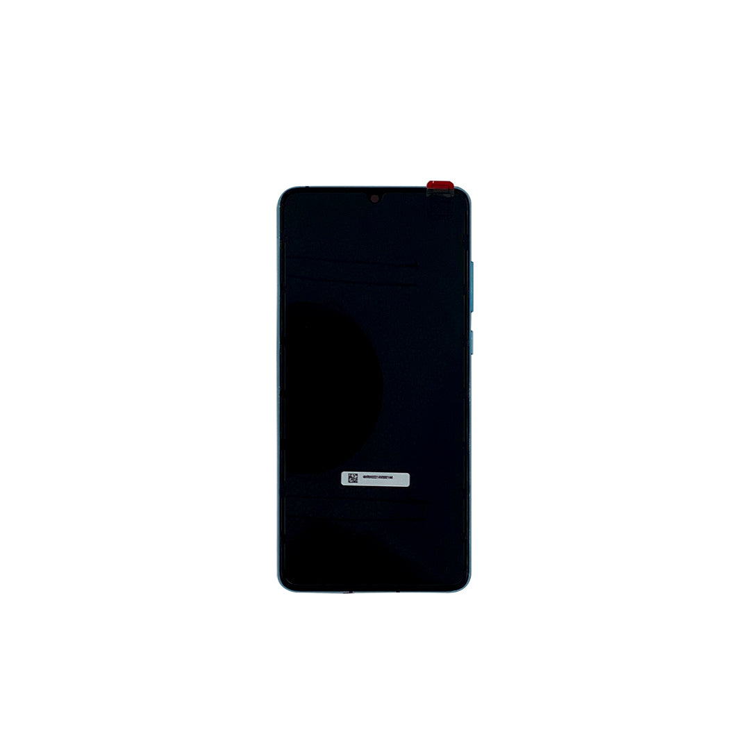 Huawei P30 (ELE-L29, ELE-L09) New Version Display And Digitizer Complete Aurora Blue Service Pack