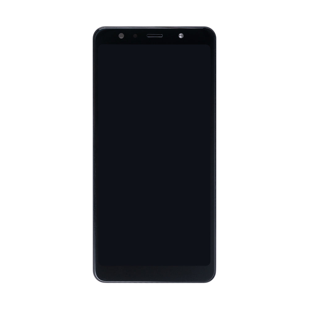 Samsung Galaxy A7 A750F (2018) Display and Digitizer With Frame Black SOFT-OLED