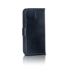 Rixus For iPhone 15 Duo Magnetic Detachable Wallet Black