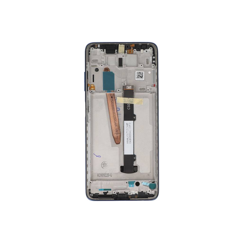 Xiaomi Poco X3 NFC Display And Digitizer With Frame Cobalt Blue Service Pack