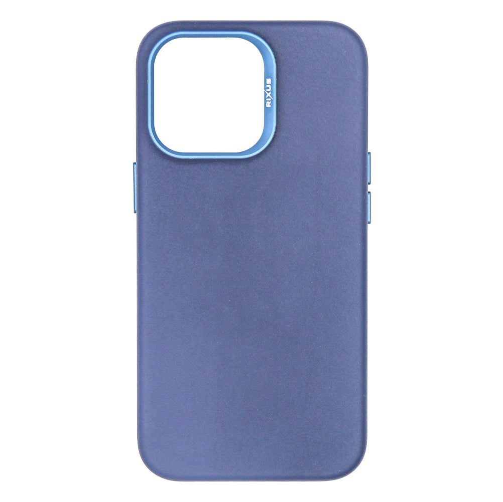 Rixus Classic 02 Case With MagSafe For iPhone 13 Pro Blue