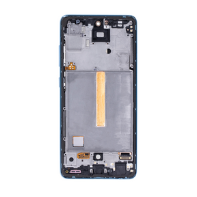 Samsung Galaxy A52 A525F, A52 5G A526B Display And Digitizer With Frame Awesome Blue Service Pack