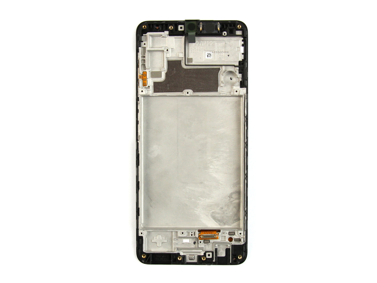 Samsung Galaxy M22 M225F Display And Digitizer With Frame Black Service Pack