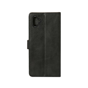 Rixus Bookcase For Samsung Galaxy A05 A055F Black