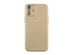 Rixus For iPhone 12 Mini Soft TPU Phone Case Gold