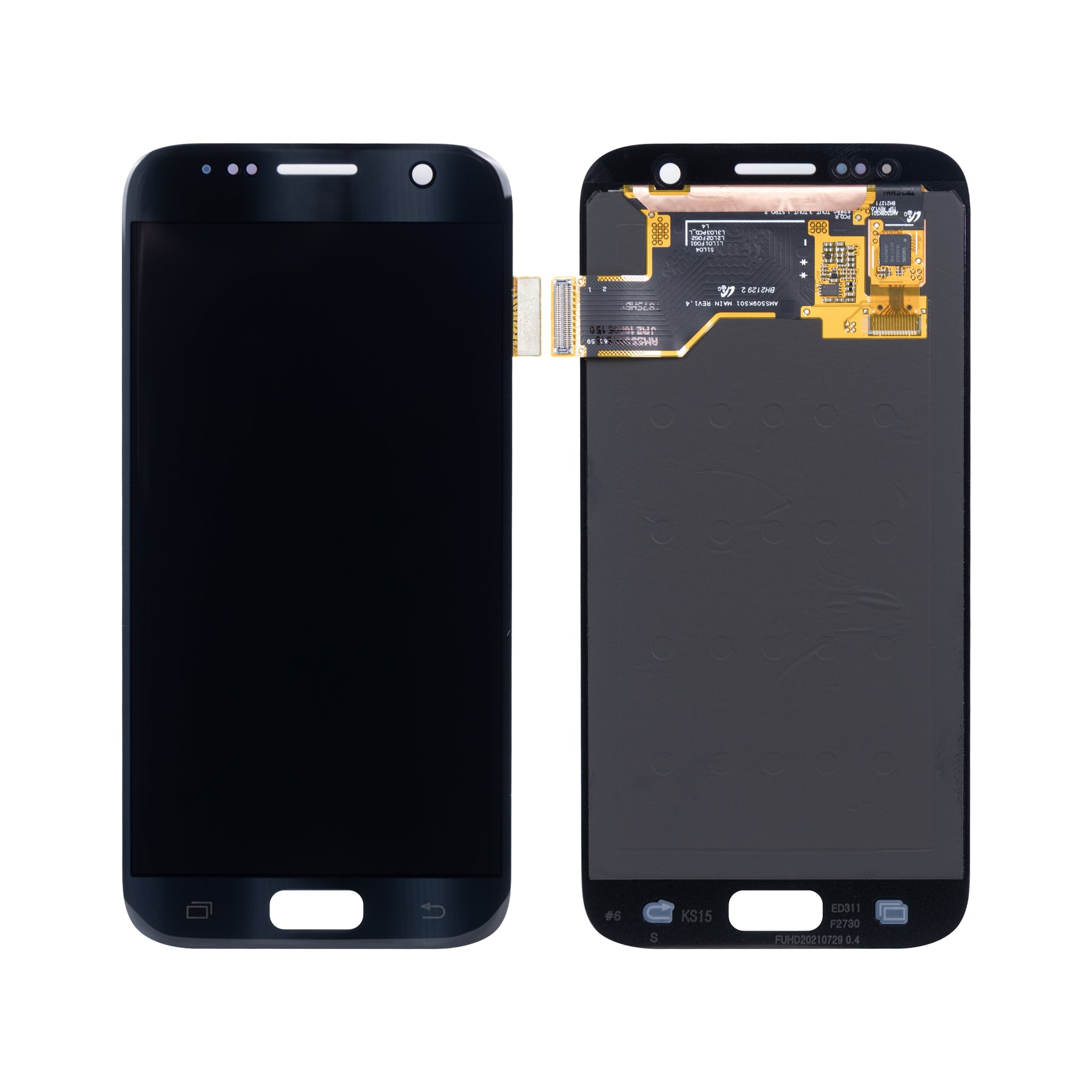 Samsung Galaxy S7 G930F Display And Digitizer Without Frame Black Service Pack