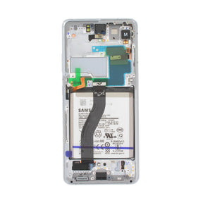 Samsung Galaxy S21 Ultra 5G G998B Display and Digitizer Complete Silver Service Pack