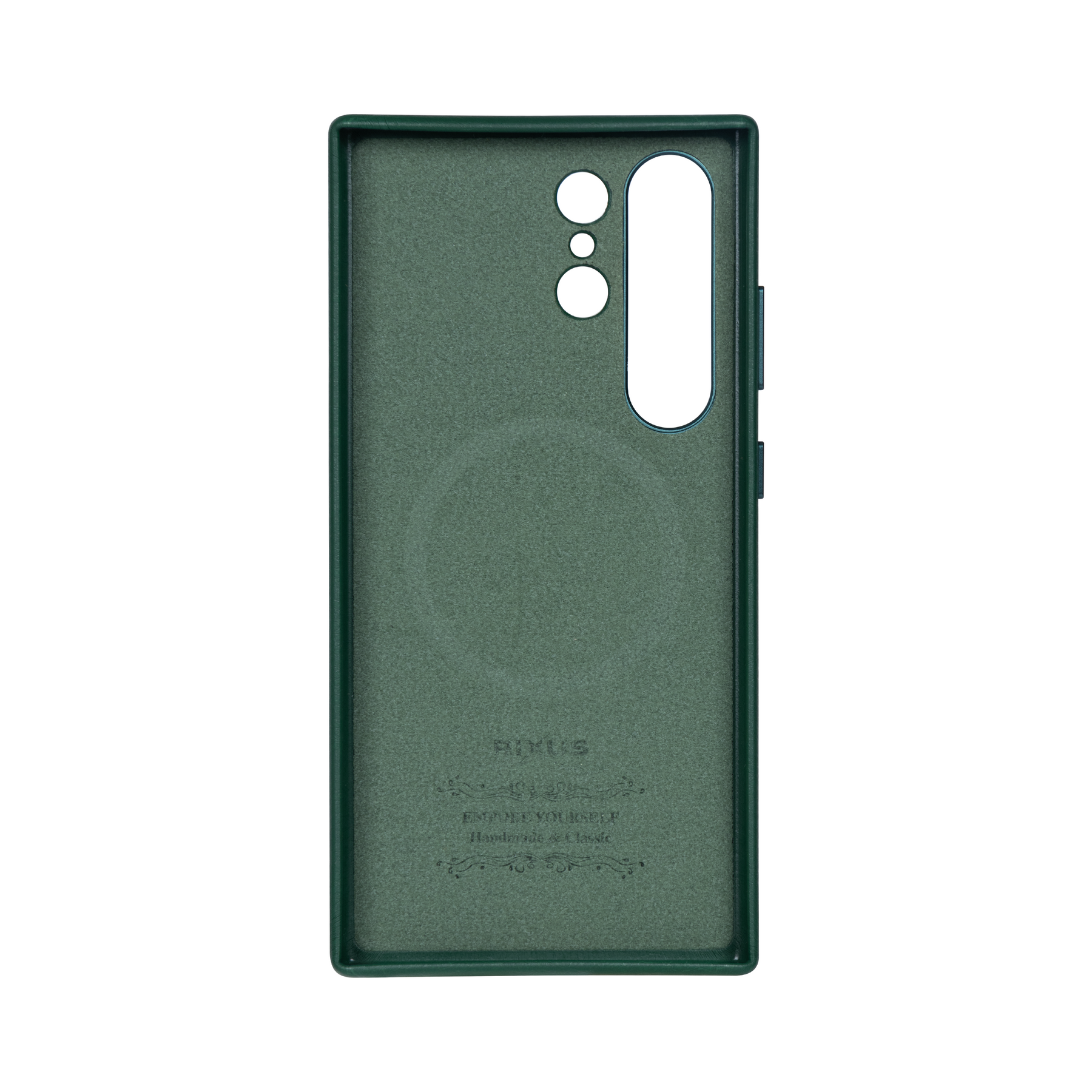 Rixus Classic 02 Case With MagSafe For Samsung Galaxy S24 Ultra S928B Green