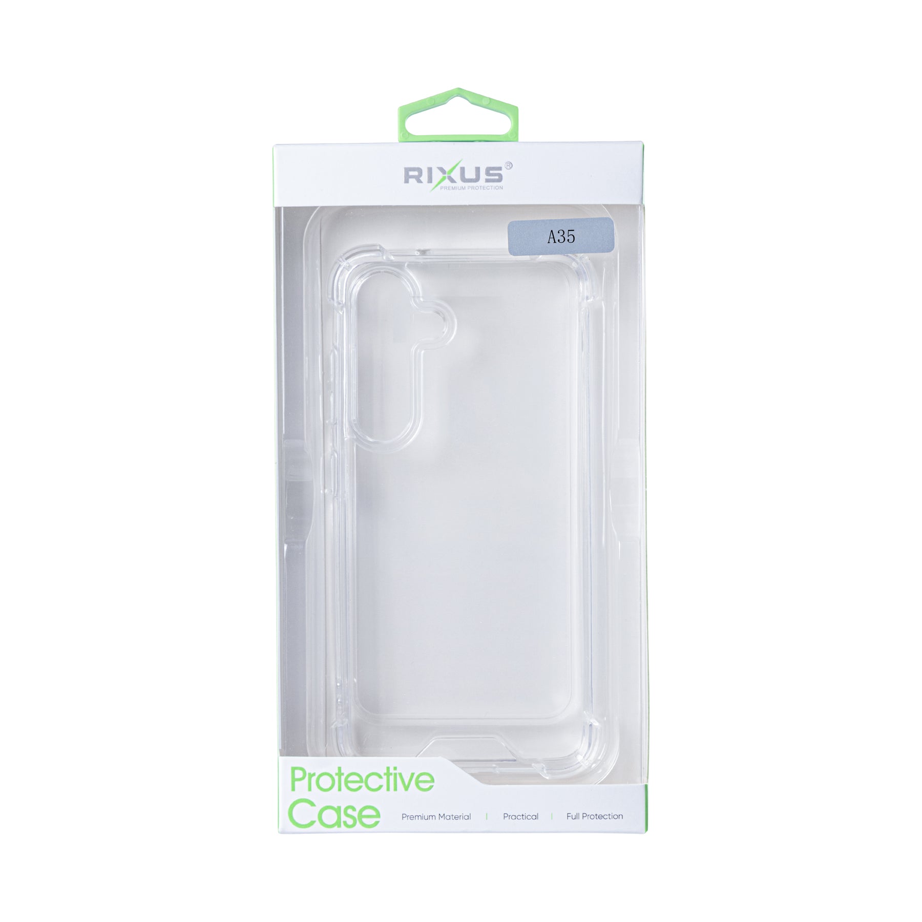 Rixus For Samsung Galaxy A35 5G A356B Anti-Burst Case Transparent