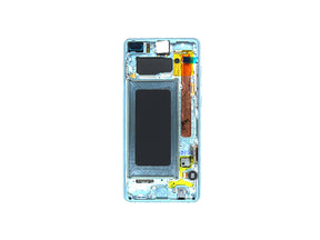 Samsung Galaxy S10 Plus G975F Display And Digitizer With Frame Prism Green Service Pack