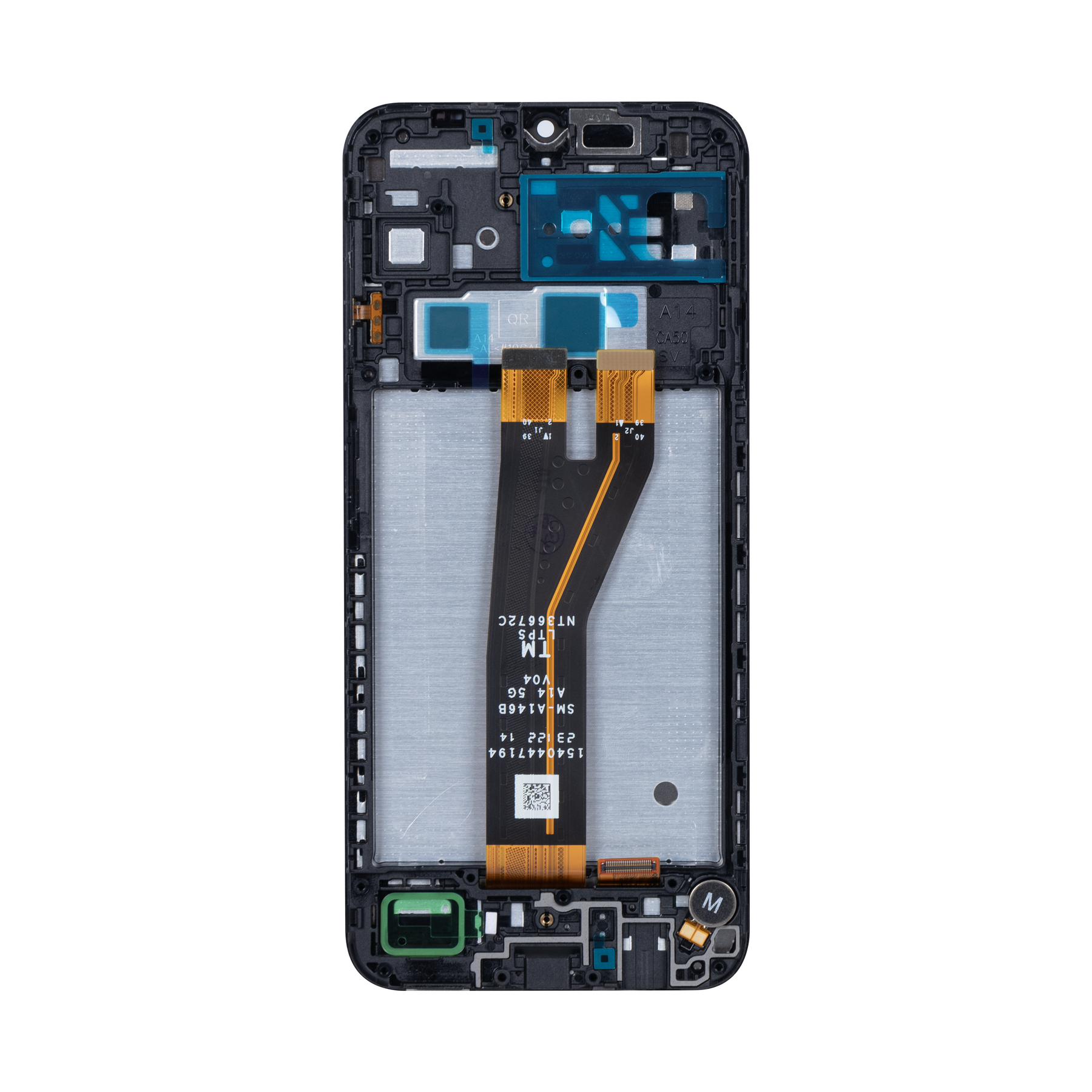 Samsung Galaxy A14 5G A146B Display And Digitizer With Frame Black Service Pack (NON EU)