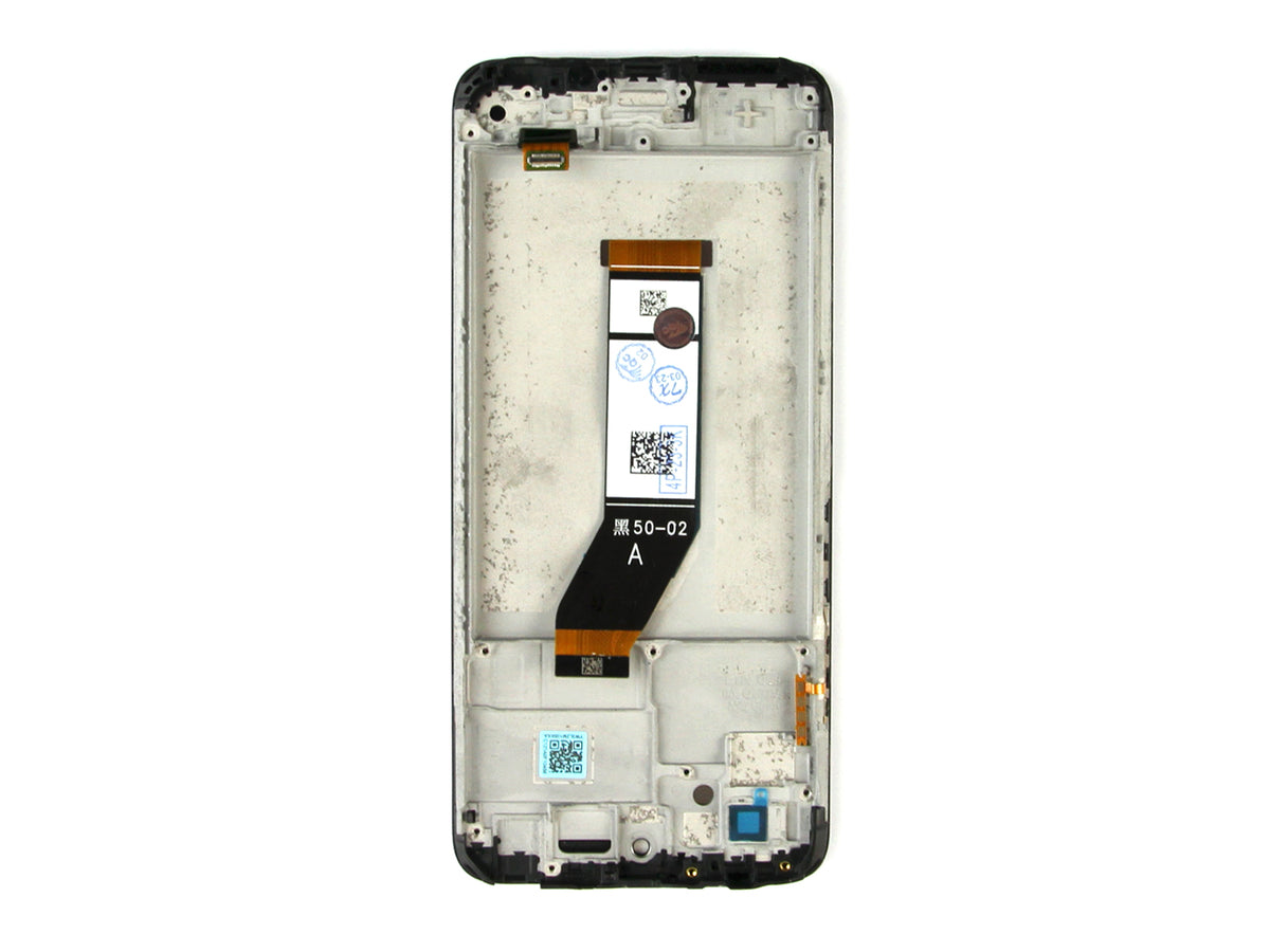 Xiaomi Redmi 10 (2021) Display And Digitizer With Frame Carbon Gray Compatible