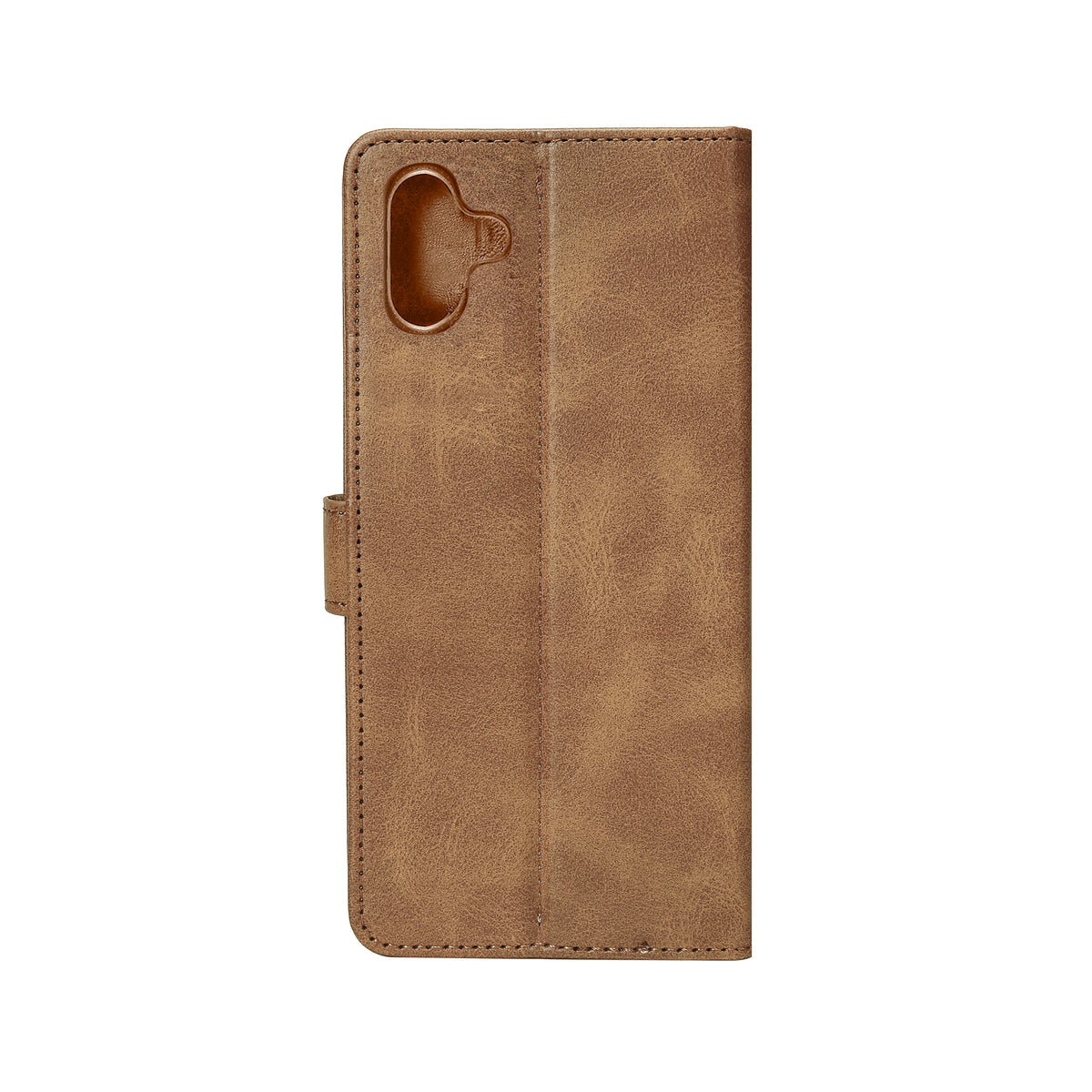 Rixus Bookcase For Samsung Galaxy A05 A055F Light Brown