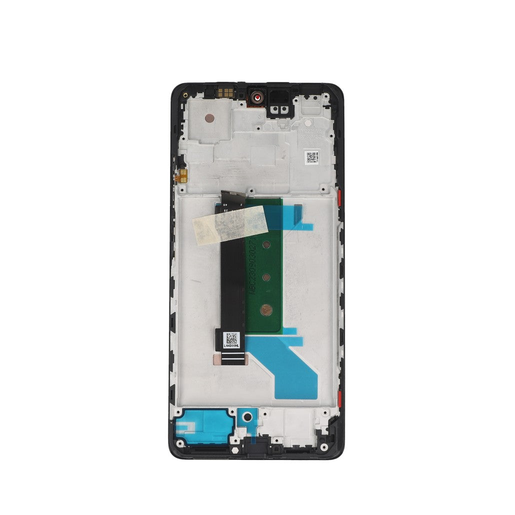 Xiaomi Redmi Note 12 Pro Plus 5G Display And Digitizer With Frame Obsidian Black Service Pack
