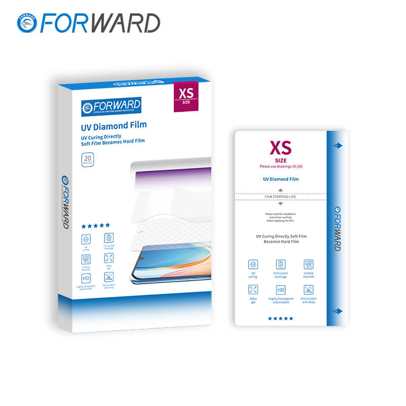 Forward UV Diamond Film Customizable Screen Protector Film XS (20 pcs)