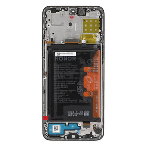 Honor X8A, 90 Lite Display And Digitizer With Frame Midnight Black Service Pack