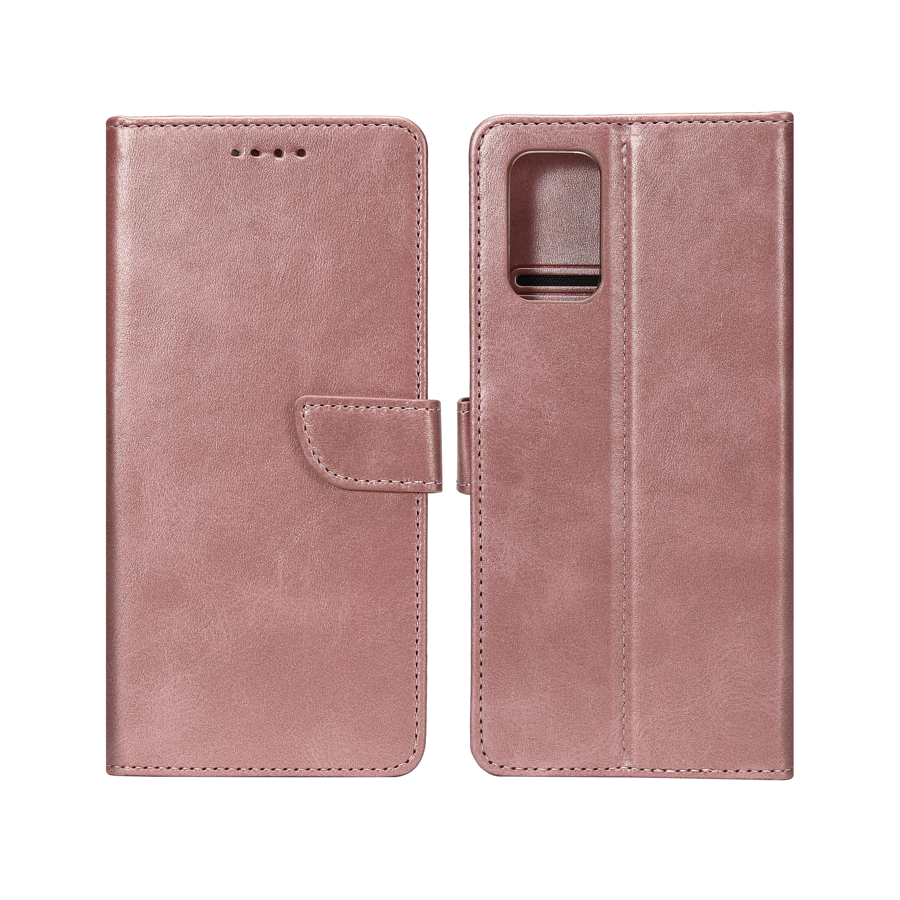 Rixus Bookcase For Samsung Galaxy A23 5G A236B Pink