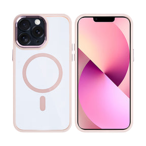 Rixus Classic 04 Case With Magsafe For iPhone 11Pro Pink