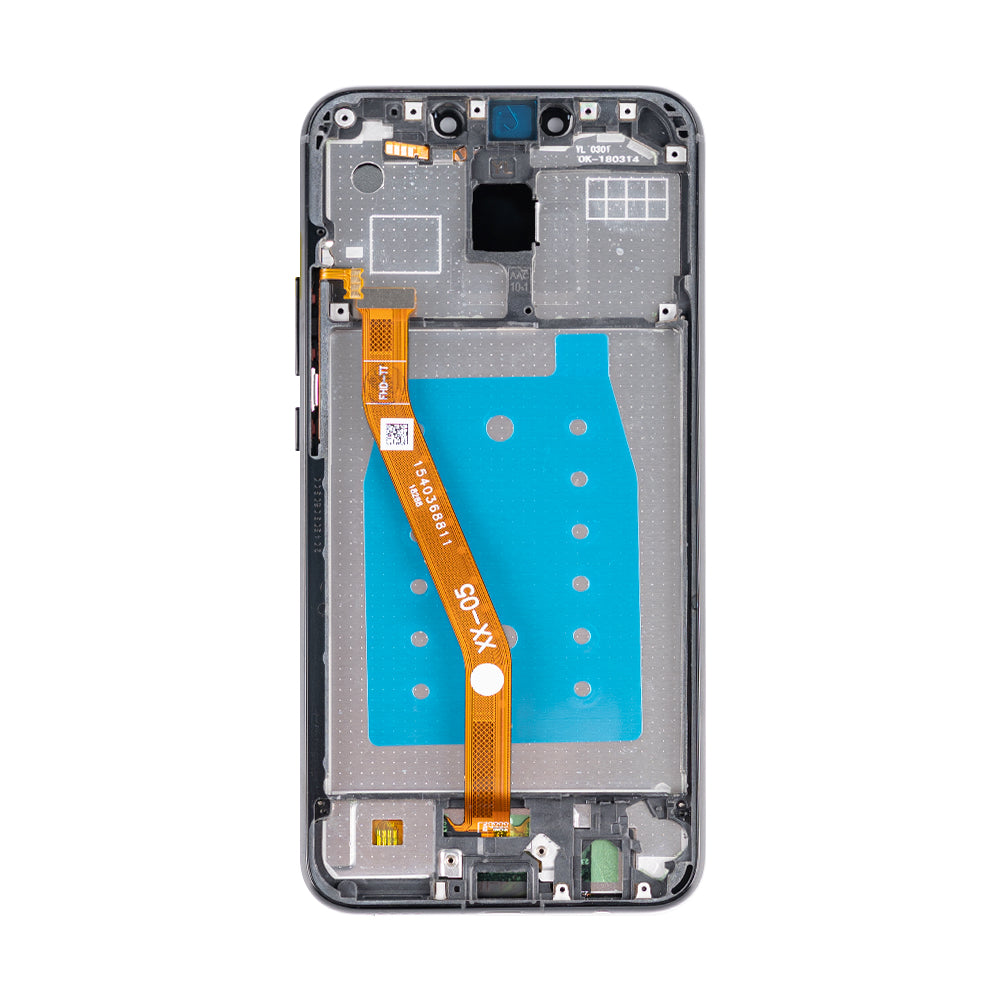 Huawei Mate 20 Lite Display And Digitizer With Frame Black Compatible