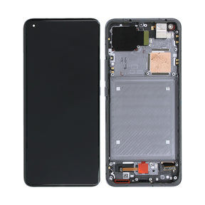 Xiaomi Mi 11 Ultra Display And Digitizer With Frame Black Refurbished