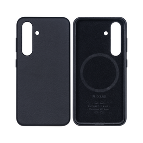Rixus Classic 02 Case With MagSafe For Samsung Galaxy S24 Plus S926B Black