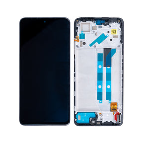Xiaomi Redmi Note 12 Pro 4G Display And Digitizer With Frame Onyx Black Service Pack