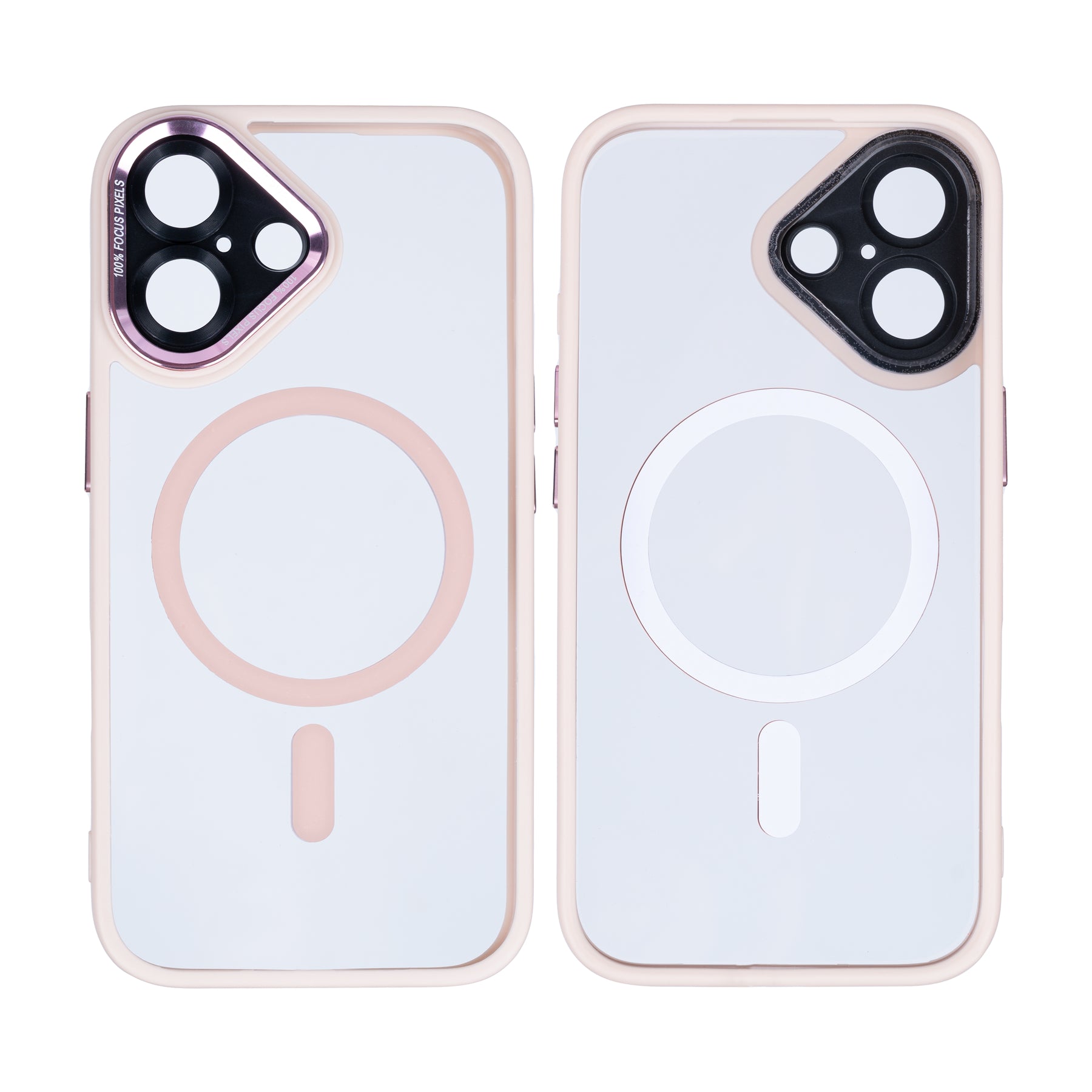 Rixus Classic 04 Case With MagSafe For iPhone 16 Plus Pink