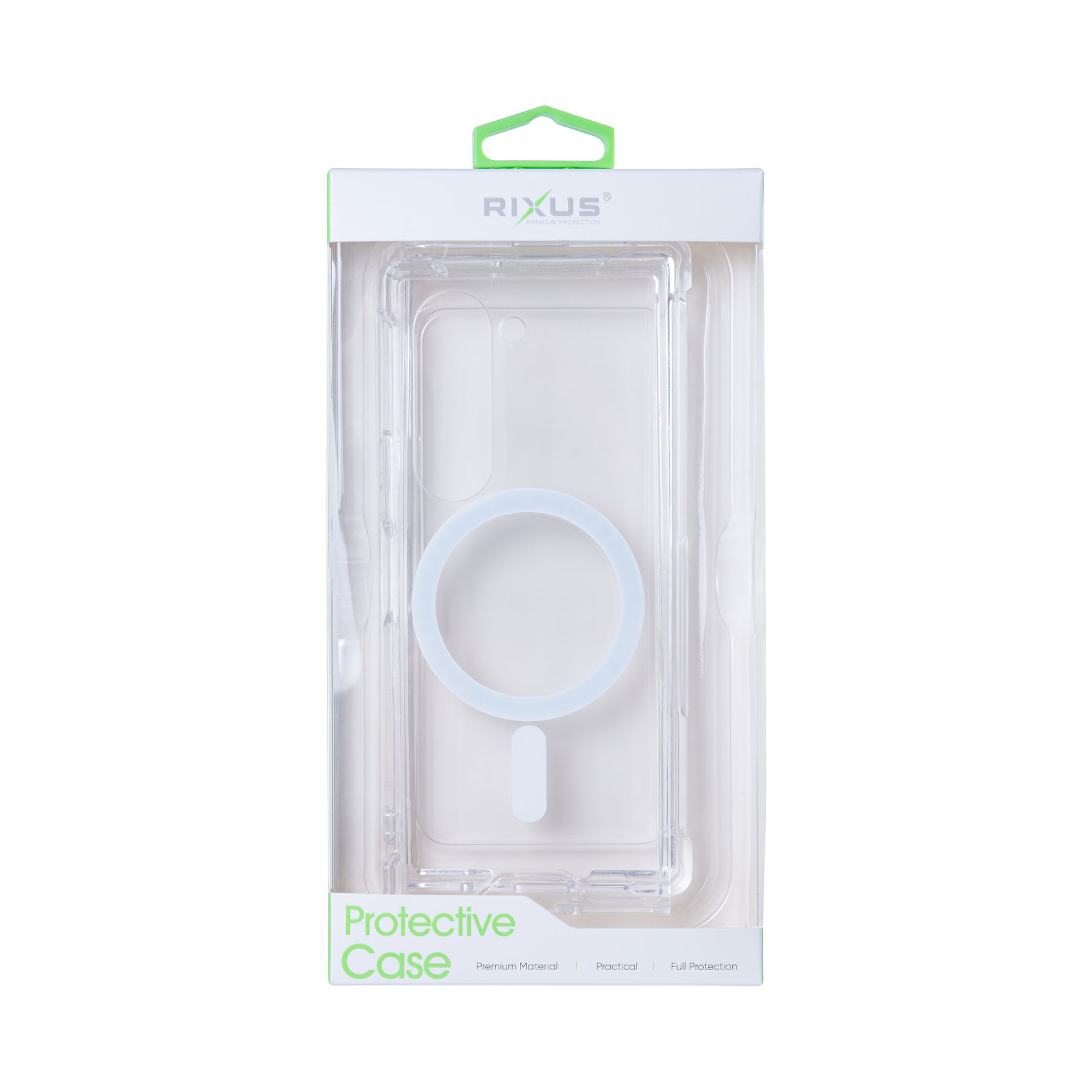 Rixus For Samsung Galaxy Z Fold6 Anti-Burst Case With MagSafe Transparent