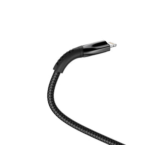 Rixus RXUC30L  Alloy USB-C To Lightning Data Cable 100CM Black