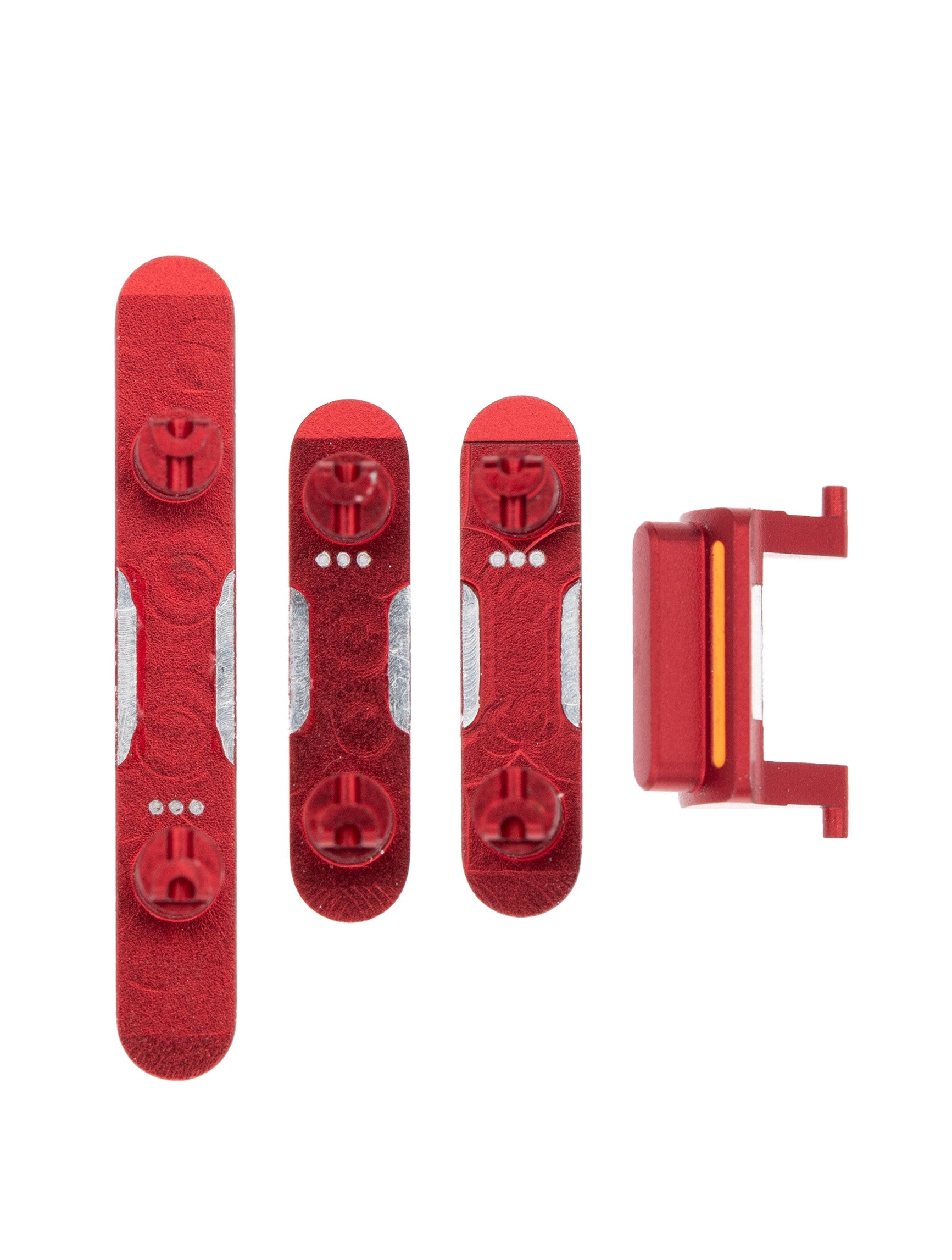 For iPhone Xr Buttons Set Red (4pc)