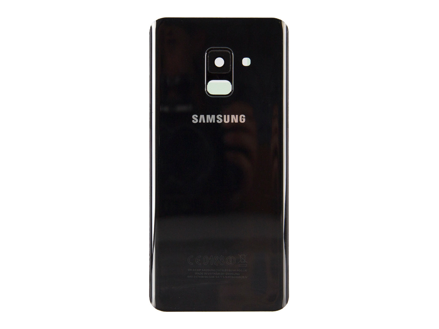 Samsung Galaxy A8 A530F (2018) Back Cover Black (+ Lens)