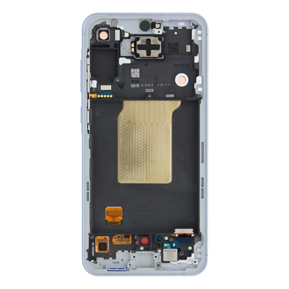 Samsung Galaxy A55 A556B Display And Digitizer With Frame Ice Blue Service Pack