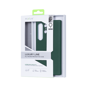 Rixus Classic 02 Case With MagSafe For Samsung Galaxy S24 Ultra S928B Green