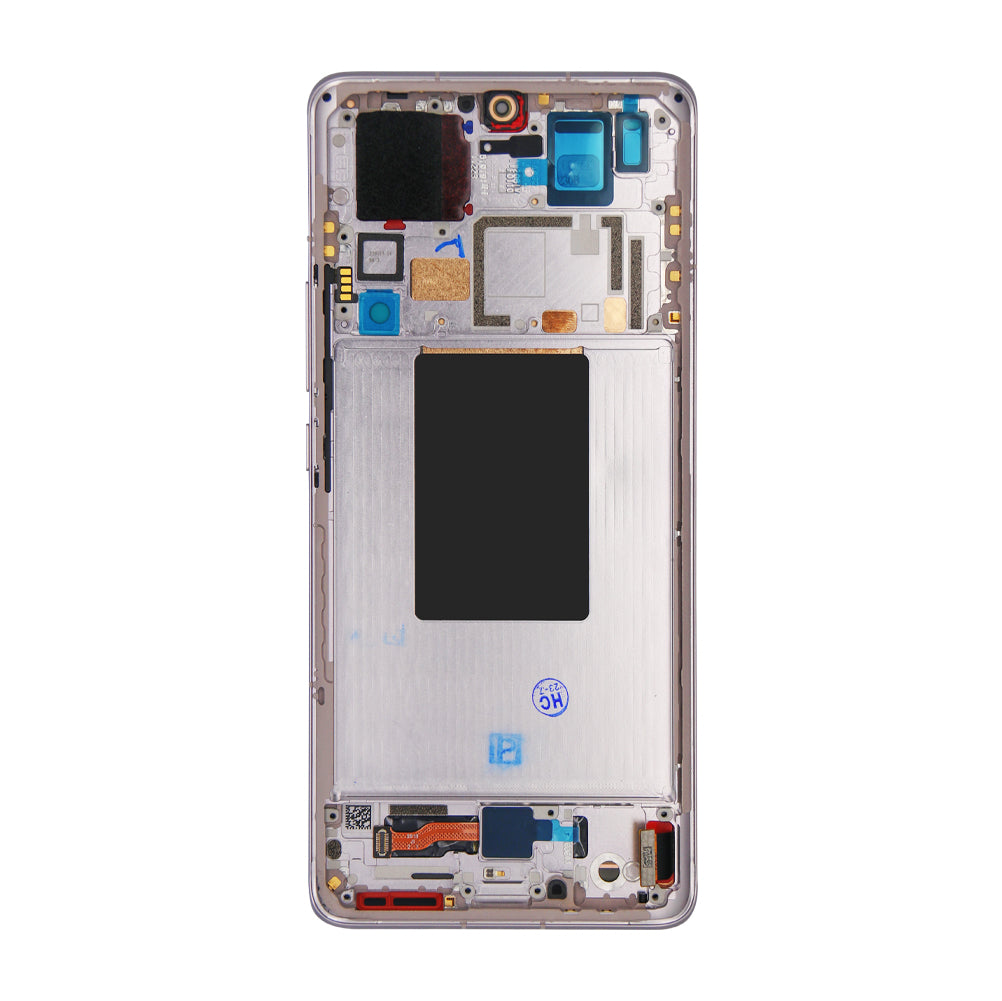 Xiaomi 12 Pro Display And Digitizer With Frame Purple Gold Service Pack