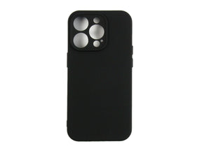 Rixus For iPhone 14 Pro Soft TPU Phone Case Black