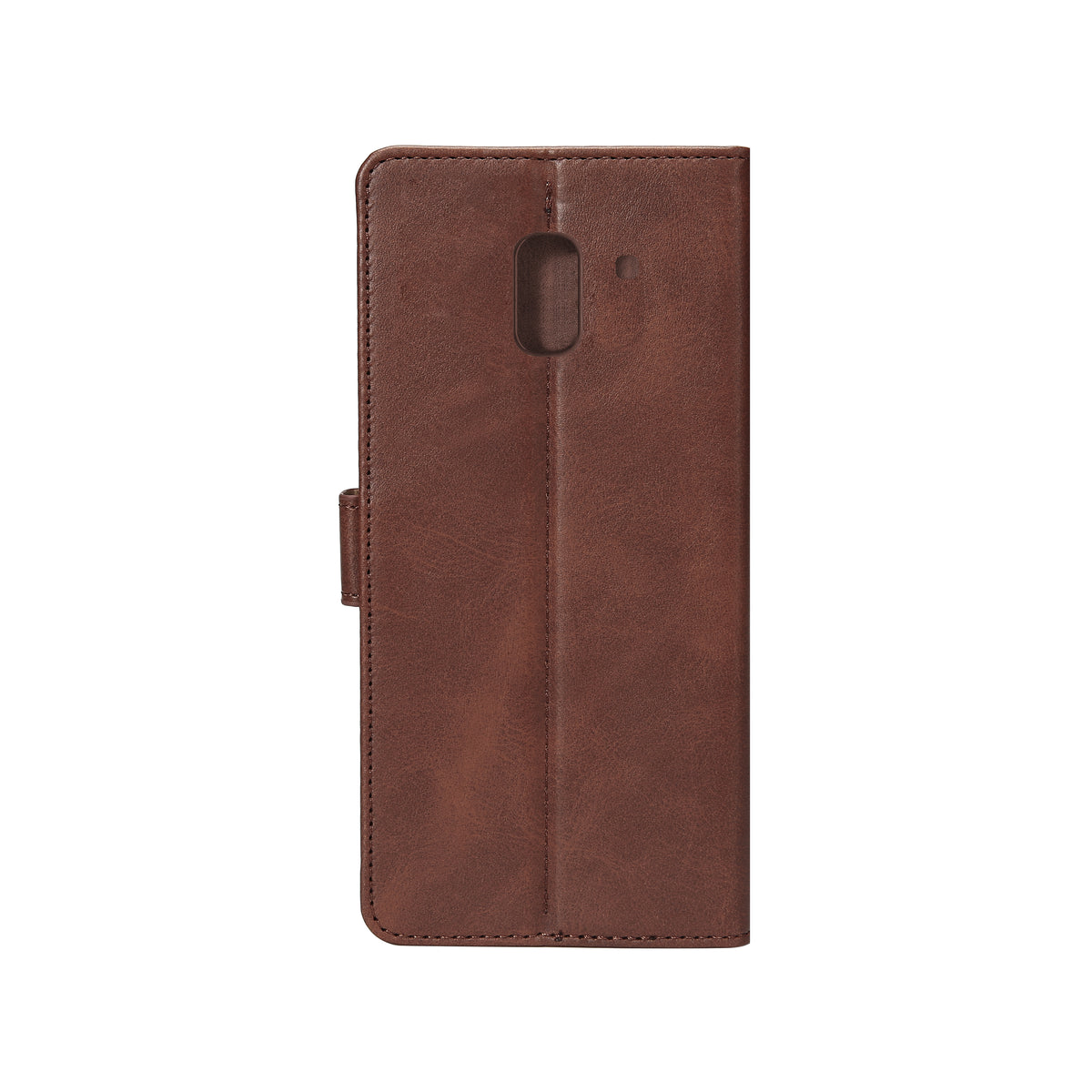 Rixus Bookcase For Samsung Galaxy J6 J600F Brown