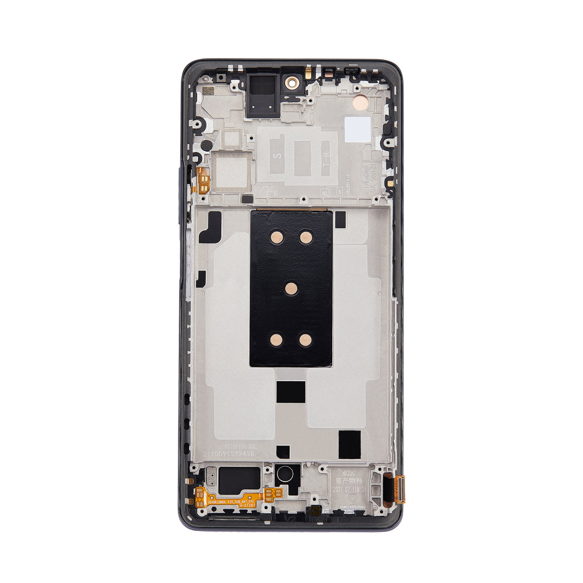 Xiaomi 11T, 11T Pro Display And Digitizer With Frame Meteorite Grey Service Pack