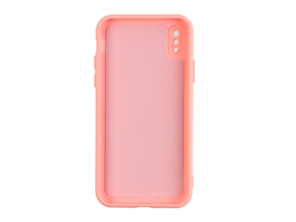 Rixus For iPhone X, XS Soft TPU Phone Case Pink